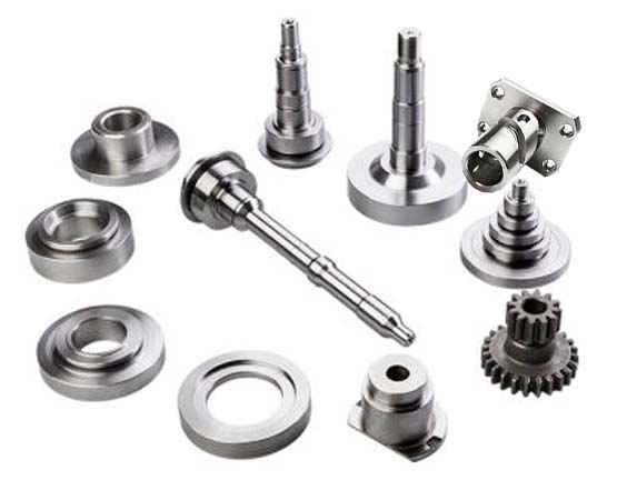 Examples of small aluminum turning parts