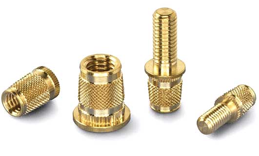 Internal and external threaded copper parts