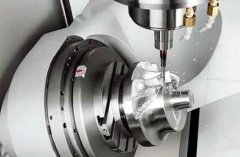 Five-axis milling machining of turbine impeller